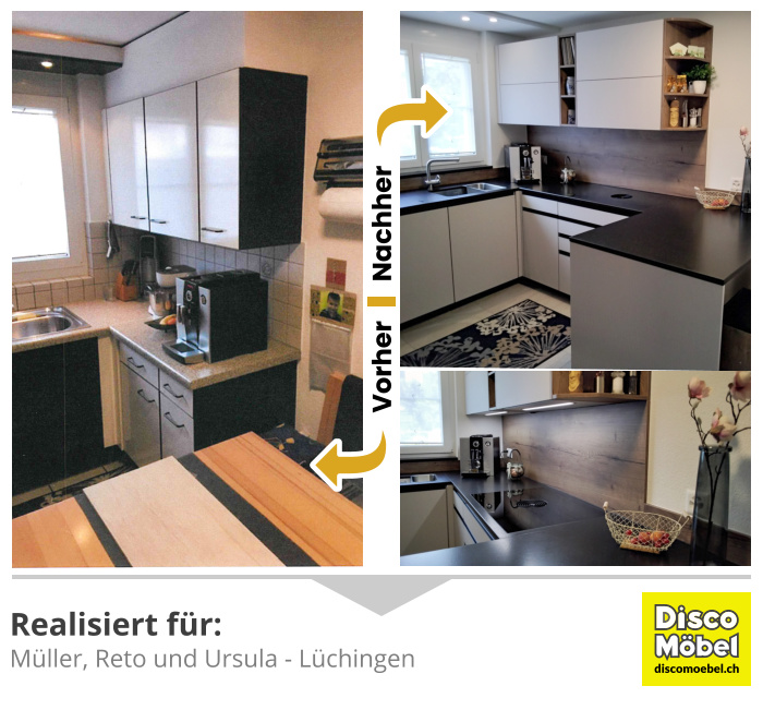 Küche Modernisierung Vorher Nachher 3