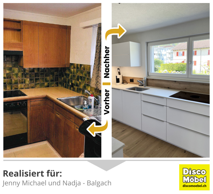 Umbauprojekt Küche Vorher Nachher 5